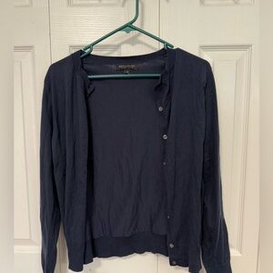 Women’s Navy blue cardigan. Size medium.